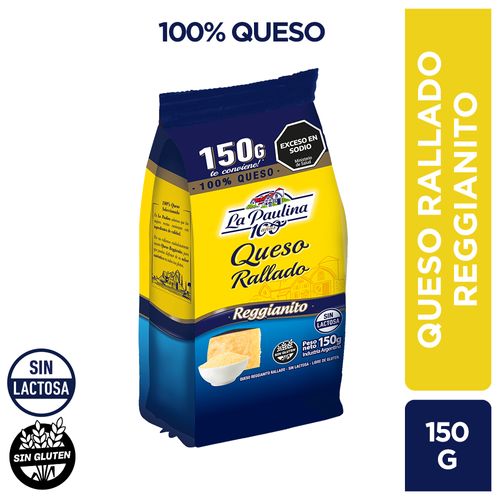 Queso Rallado La Paulina 150 Gr.