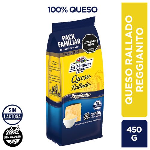 Queso Rallado La Paulina 450 Gr.
