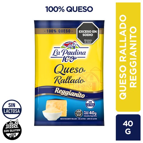 Queso Rallado La Paulina 40 Gr.