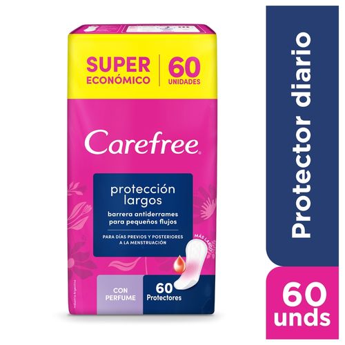 Protectores Diarios Carefree ProtecciÃ³n Largos X 60 Ud.