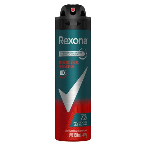 Desodorante Aerosol Protection Men Rexona 150 Ml.