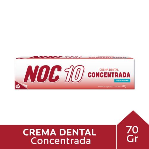 Pasta Dental Noc 10 Concentrada 70 Gr.