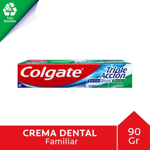 Pasta Dental Colgate Triple AcciÃ³n 90 Gr.
