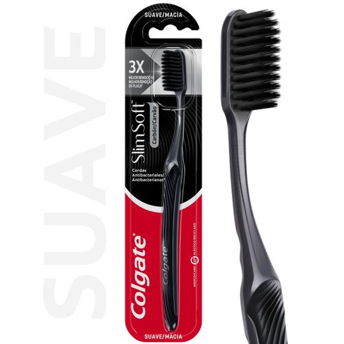Cepillo De Dientes Colgate Slim Soft Charcoal 1 Ud.