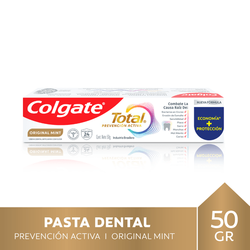 Pasta Dental Colgate Total Original Mint 50 Gr.
