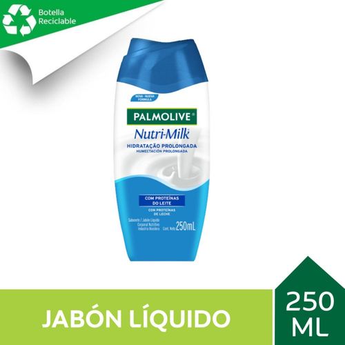Jabon Liquido Palmolive Nutri Milk Hidratacion Prolongada 250 Ml.