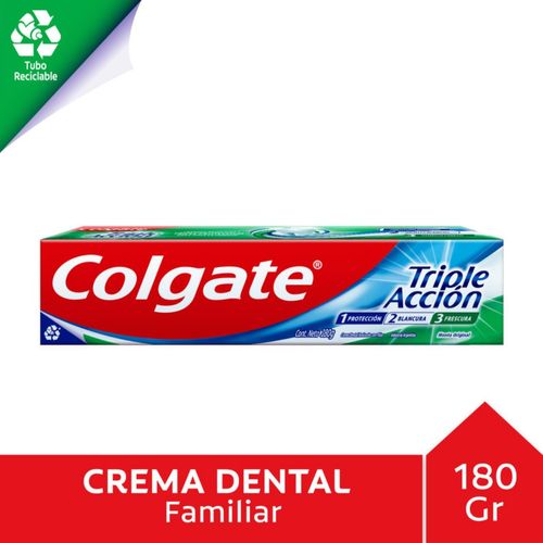 Pasta Dental Colgate Triple Accion 180 Gr.