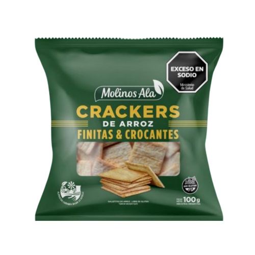 Galletas Crackers De Arroz Molinos Ala 100 Gr.
