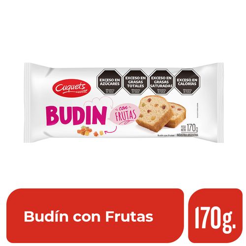 Budín Cuquets con Frutas 170 Gr.