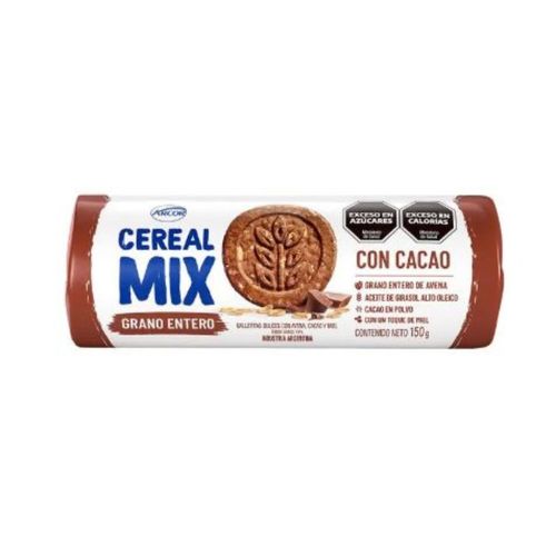 Galletitas Dulces Sabor Cacao Cereal Mix 150 Gr.