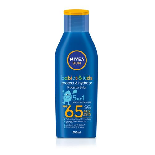 Sun Babies&Kids Protect & Hydrate Nivea FPS65 200 Ml.