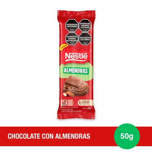 Chocolate con Almendras Nestle x 50 Gr.