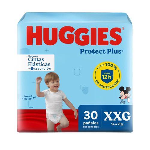 PaÃ±ales Protect Plus Xxg Huggies 30 Ud.