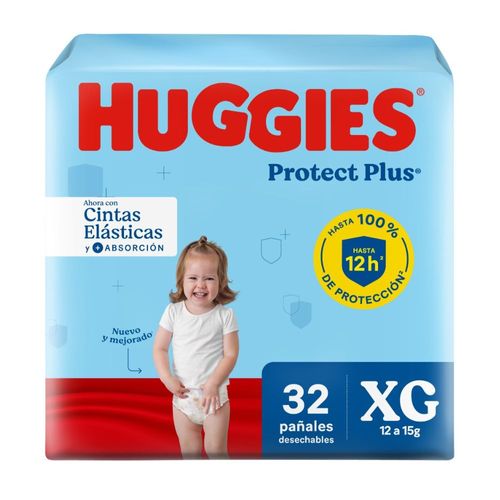 PaÃ±ales Protect Plus Xg Huggies 32 Ud.