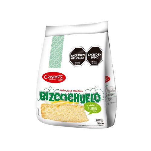 Premezcla Para Bizcochuelo Limon Cuquets 450 Gr.