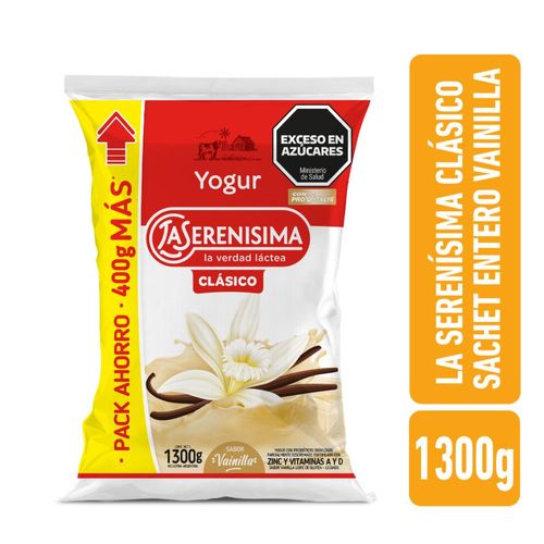 Yogur Bebible Vainilla La Serenisima 1,3 Lt.