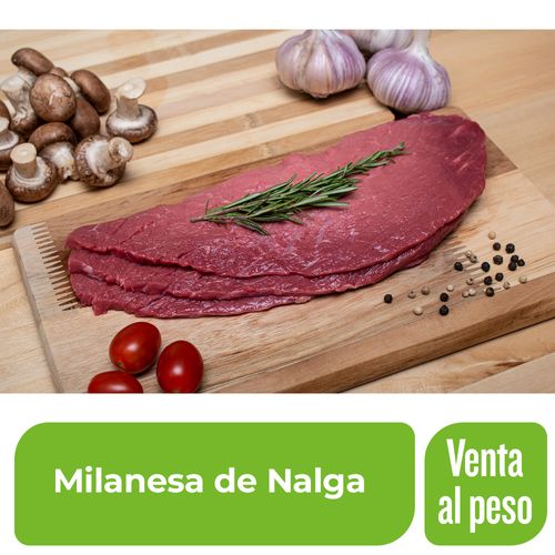 Milanesa de Nalga Envasado al VacÃ­o x Kg.