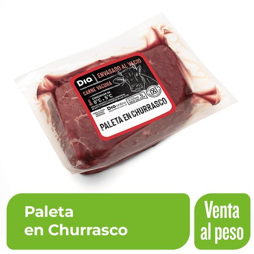 Paleta en Churrasco Envasado al VacÃ­o x Kg.
