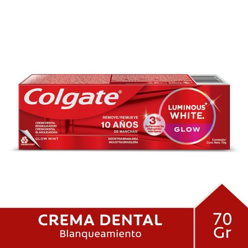 Pasta Dental Colgate Luminous White Glow 70 Gr.