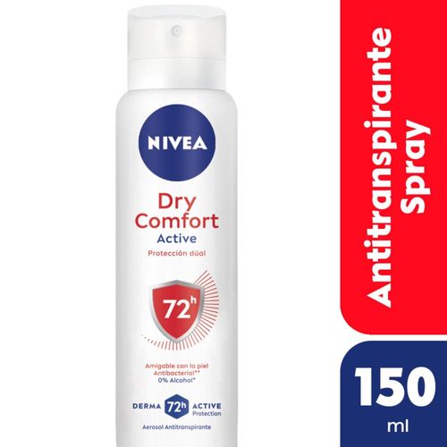 Desodorante Antitranspirante Femenino Nivea Dry Comfort X 150 Ml.