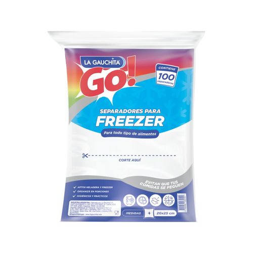 Bolsas Freezer 25X35 Go! 15 Ud.