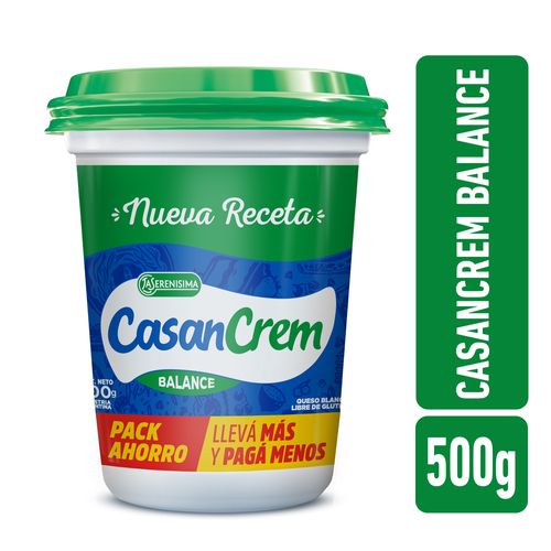 Queso Blanco Balance Casancrem 500 Gr.