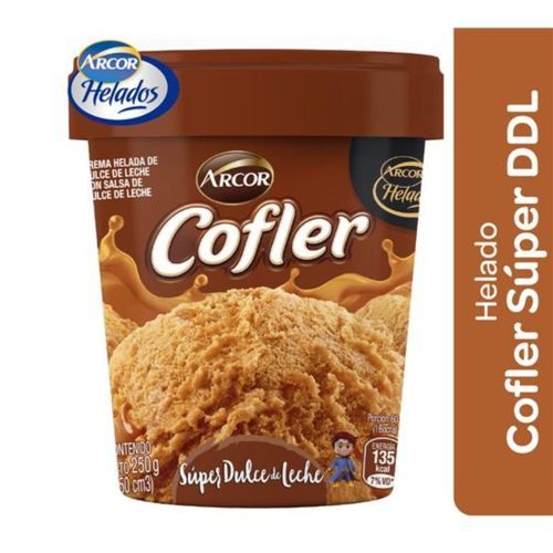 Helado Dulce de Leche Cofler 250 Gr.