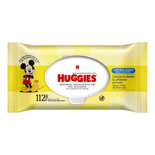 Toallitas Humedas Limpieza Diaria Huggies 112 Ud.