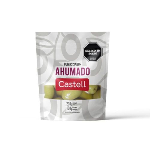 Aceitunas Verdes Ahumada Castell 100 Gr.