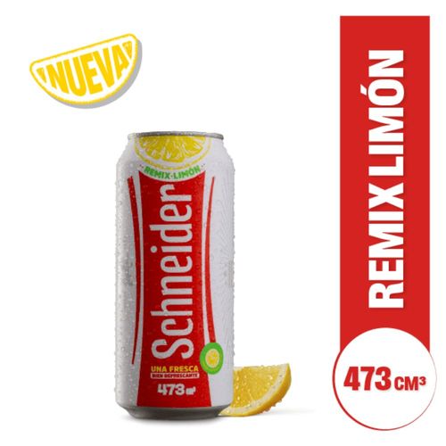 Cerveza Lemon Remix Schneider 473 Ml.