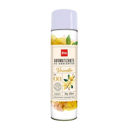 Aromatizante De Ambientes Vainilla Dia 360 Ml.