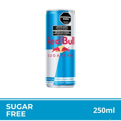 Bebida Energizante Sin Azucar Red Bull 250 Ml.